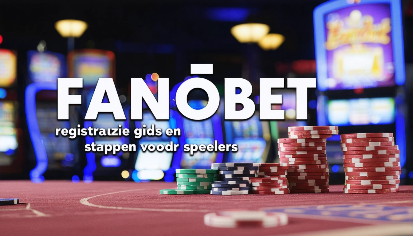Fanobet registratie gids en stappen voor spelers